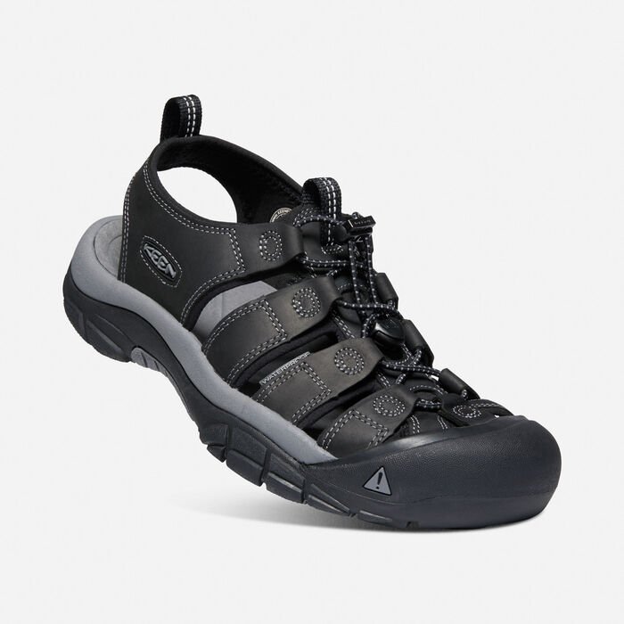 Keen Newport - Keen Hiking Sandals Clearance - Men's Black Keen Sandals